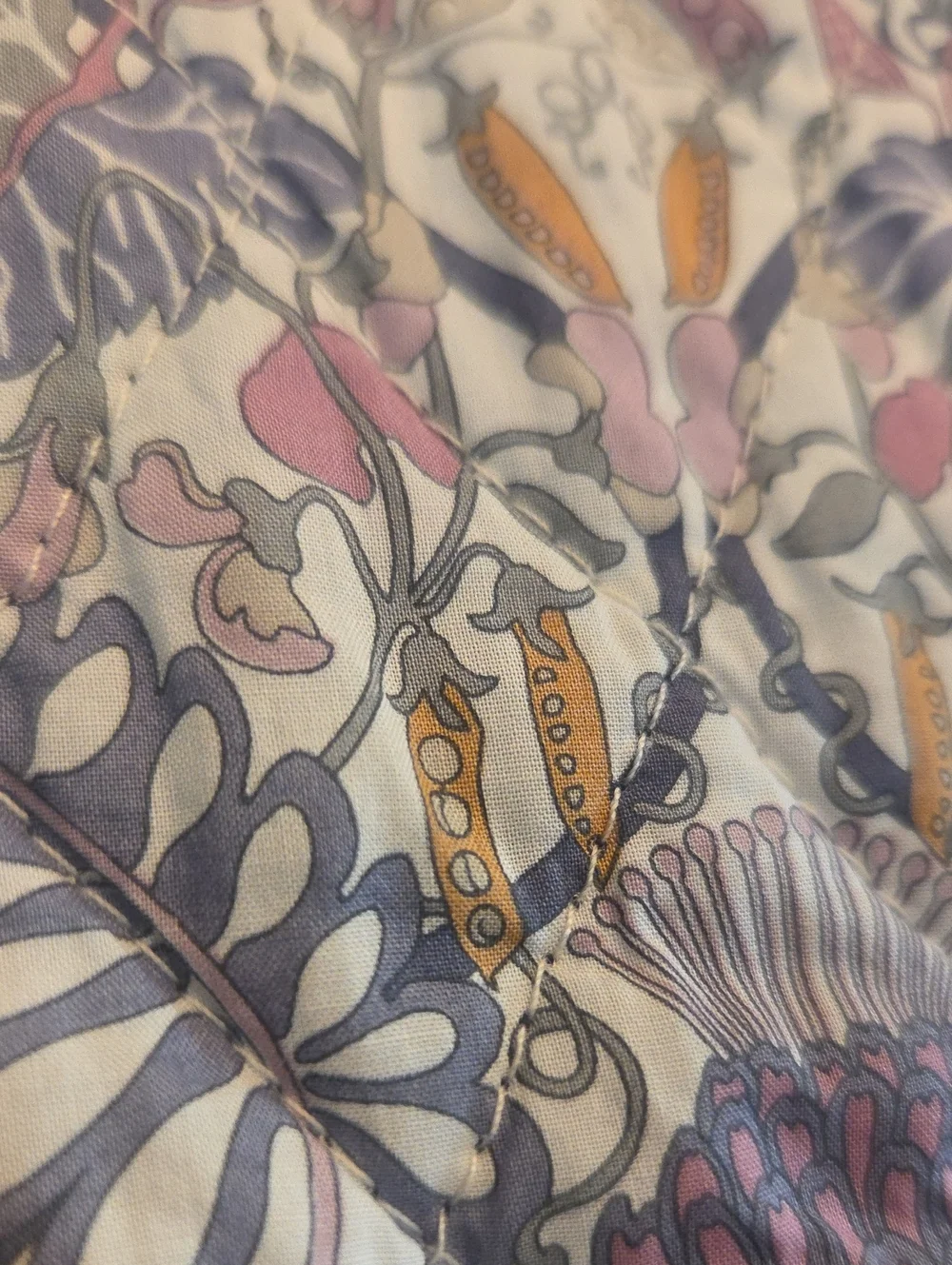J. Crew Relaxed-fit quilted shirt-jacket in Liberty® Morris print